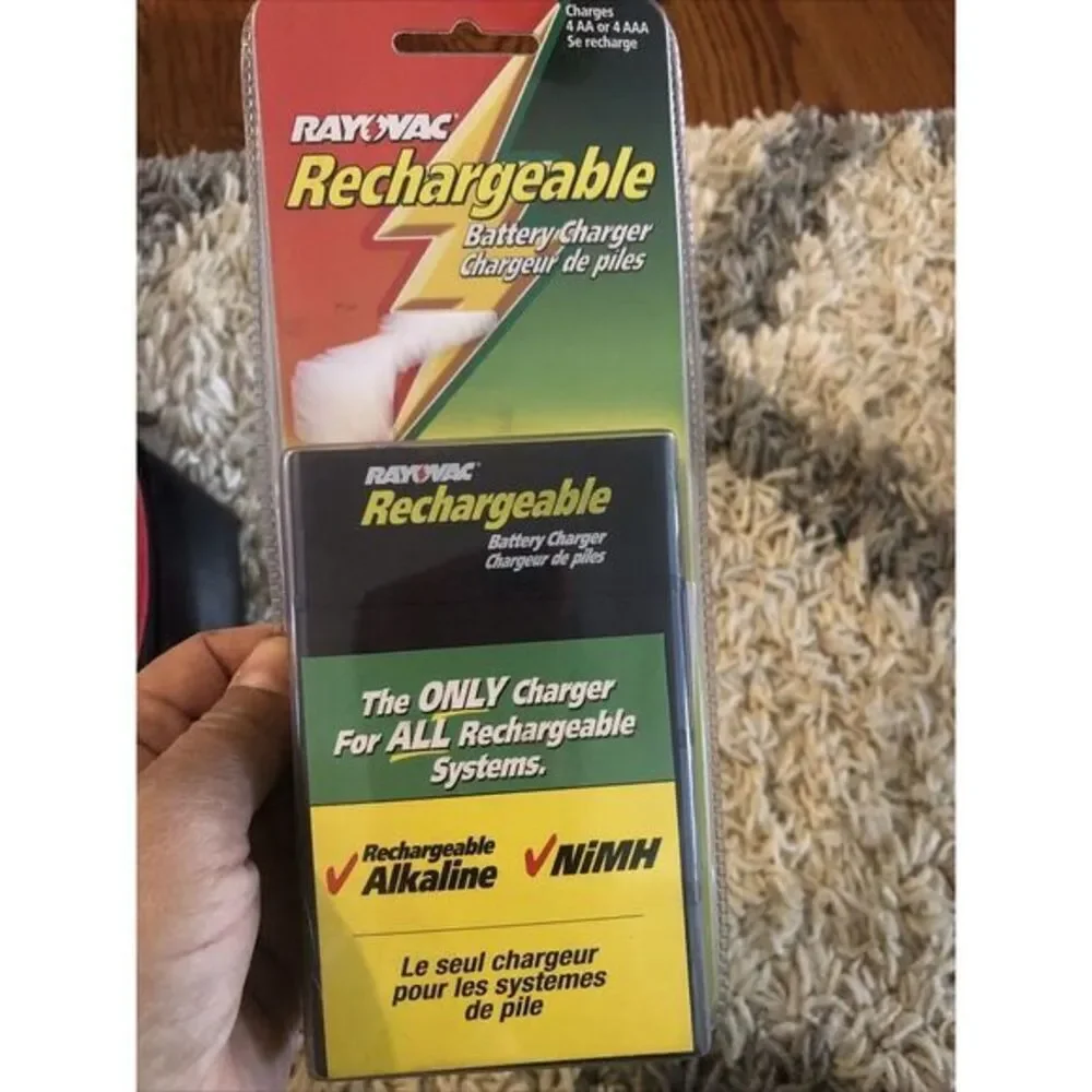 Rayovac PS1 Battery Charger For AA AAA Alkaline And NIMH‎ Batteries New Sealed